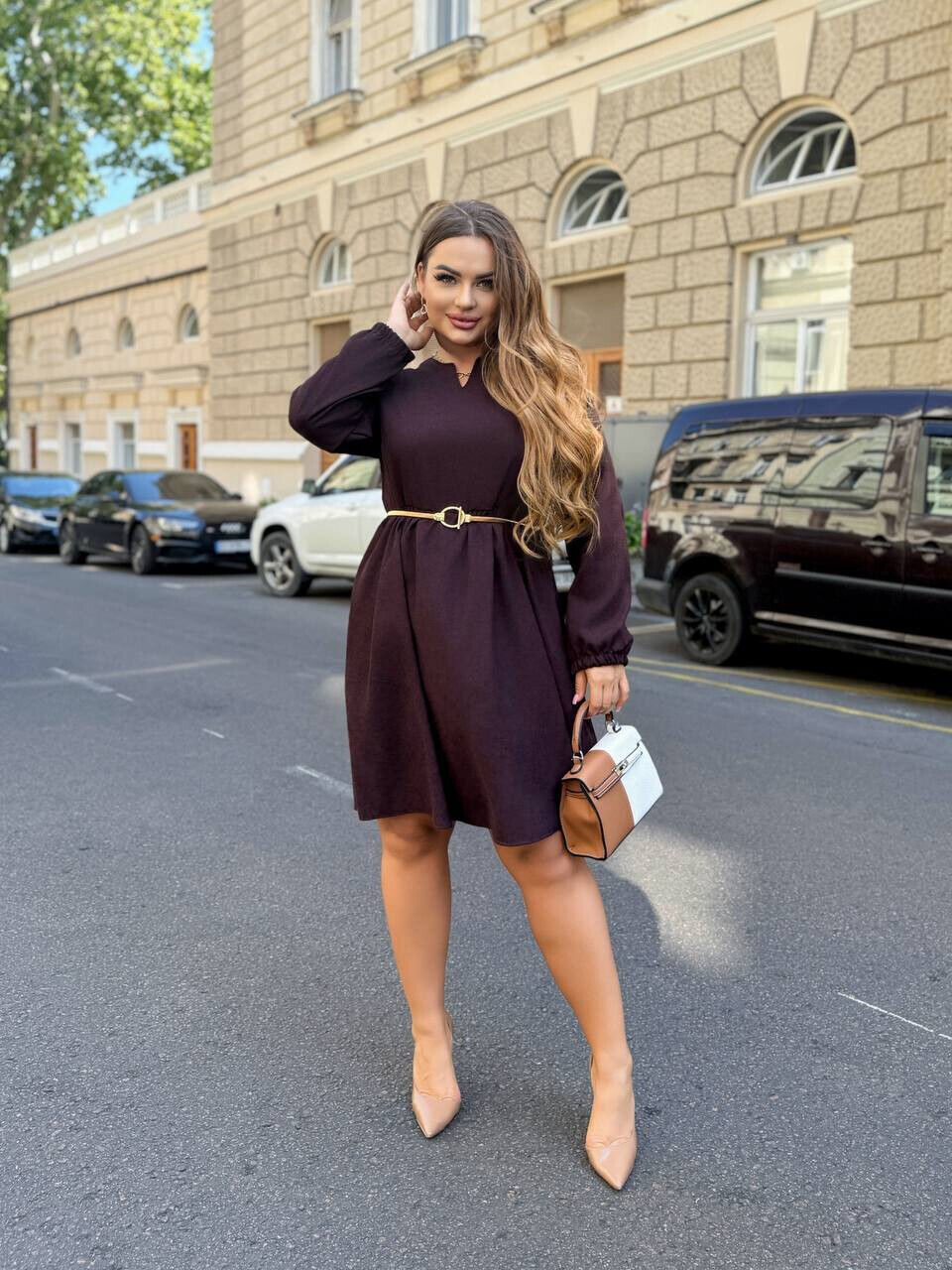 Платье из микроаэльвета очень удобное и комфортное