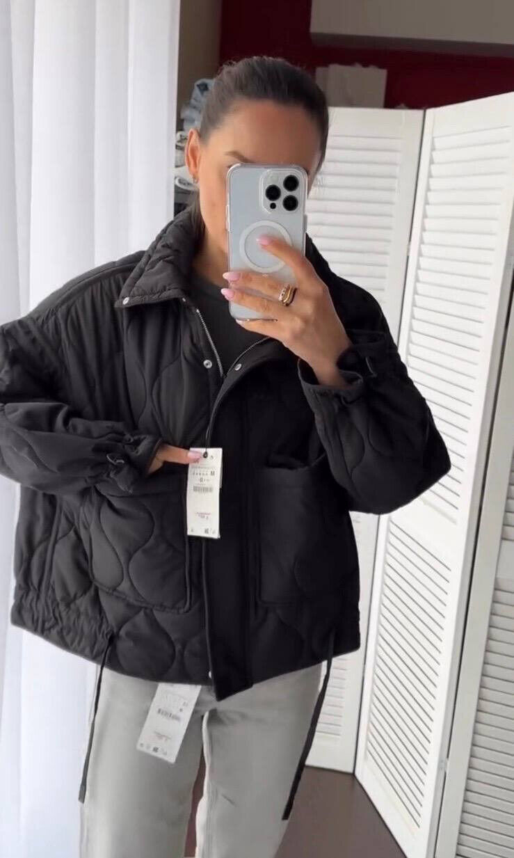 Демисезонная куртка в стиле Зара.