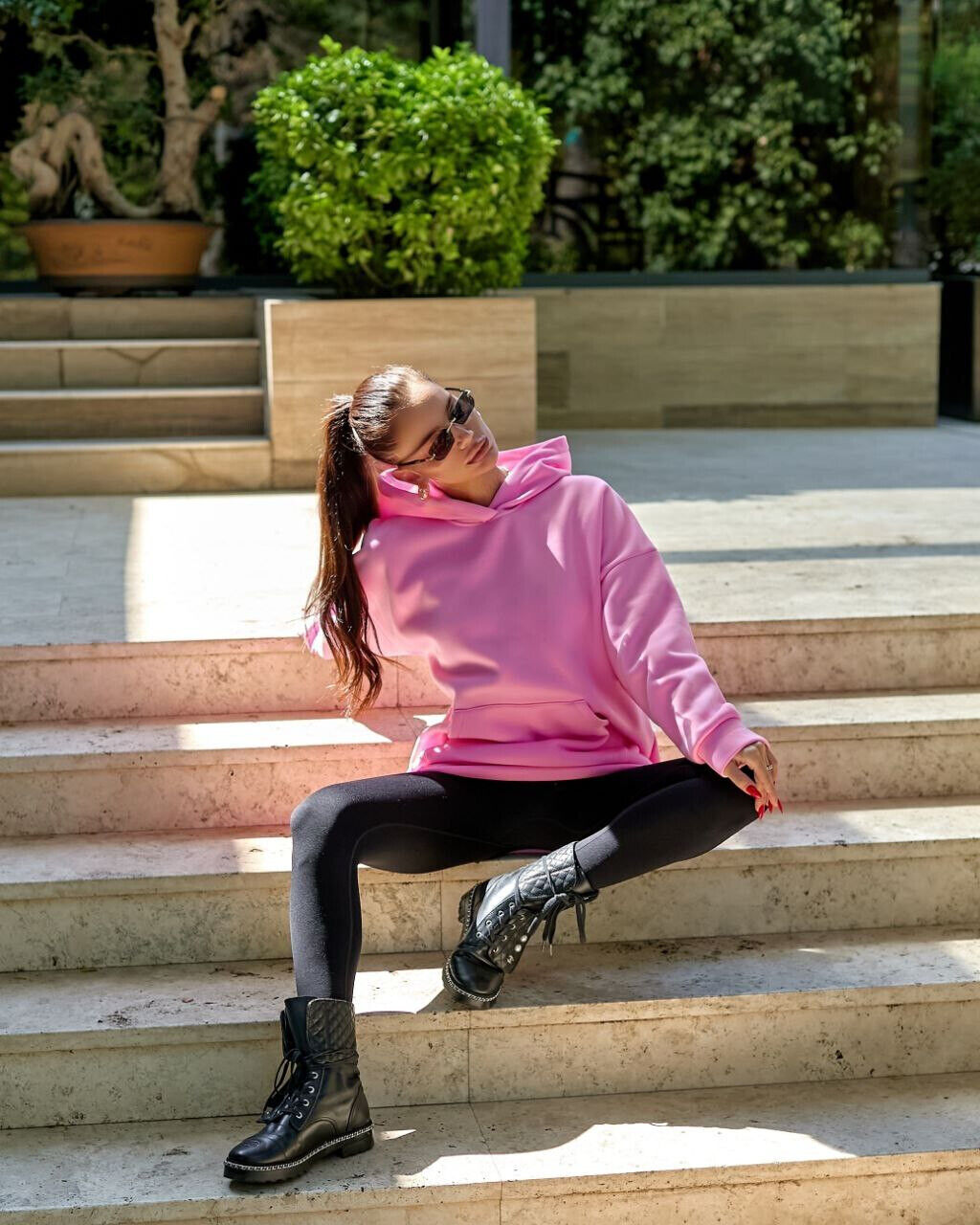 Жіночий подовжений худі