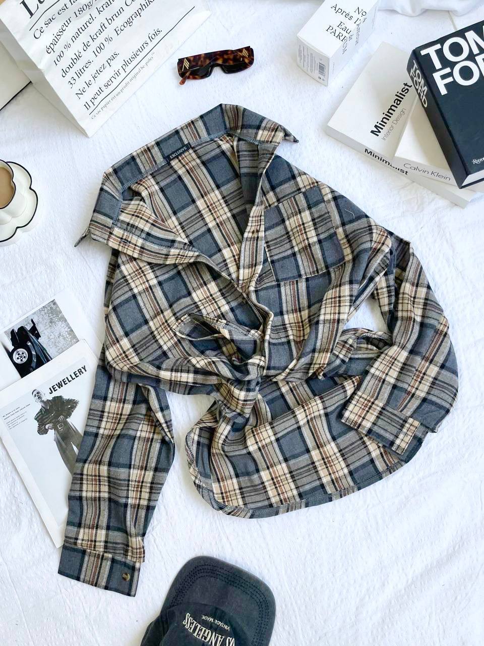 Женская рубашка фланель фото