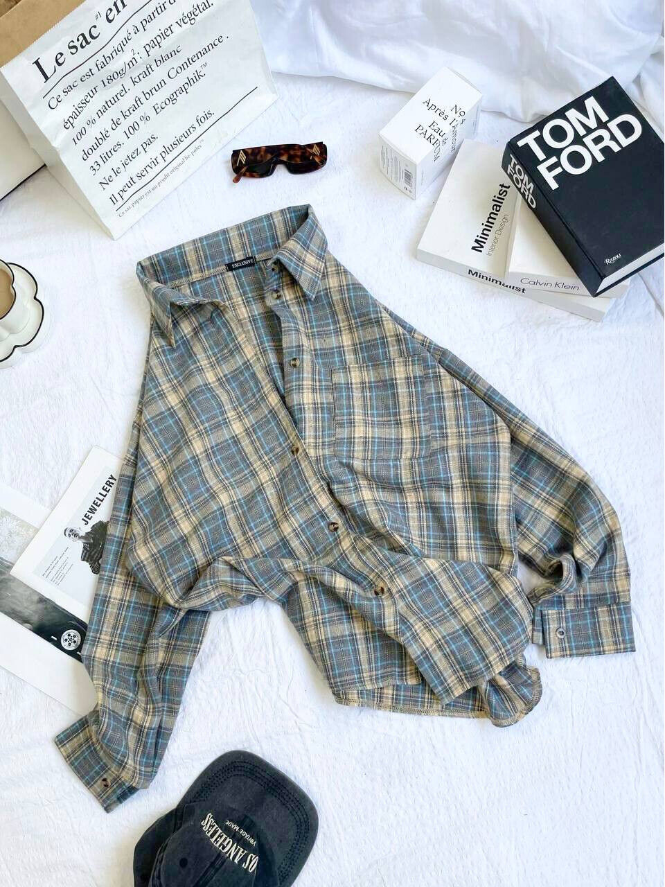 Женская рубашка фланель