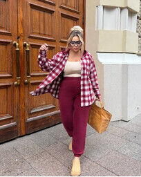 Жіночий теплий костюм з сорочкою