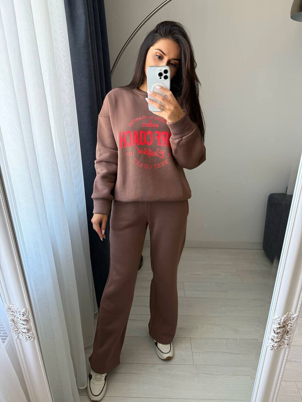 Теплый женский костюм