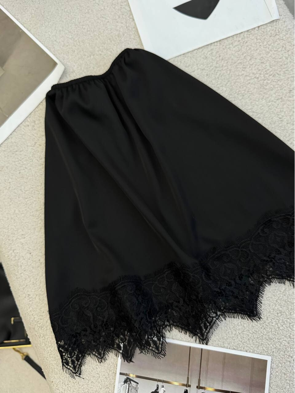 Трендова спідниця шовк