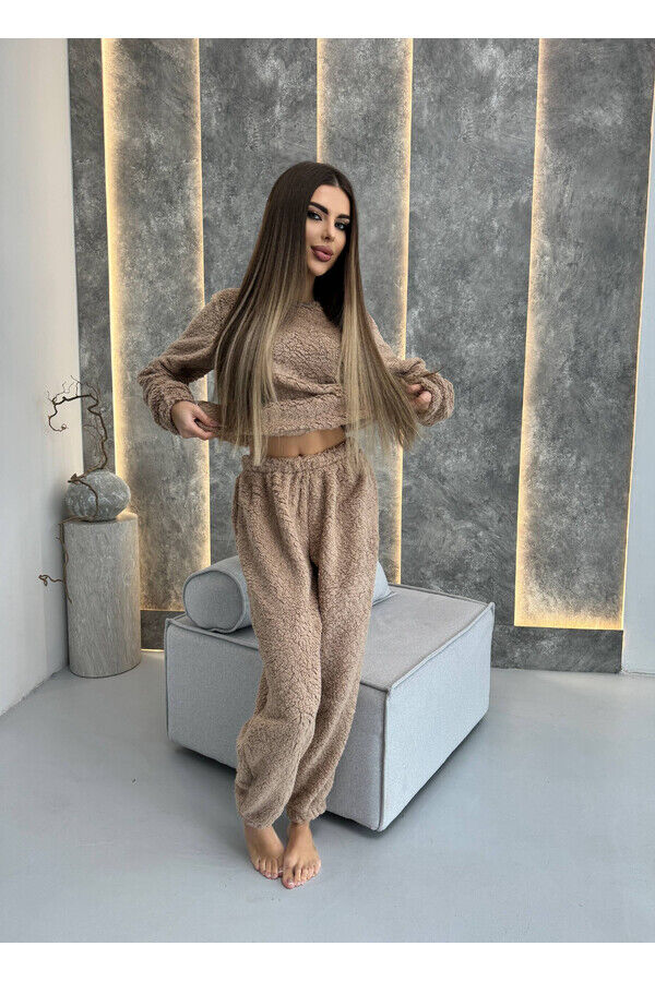 Теплий  плюшевий костюм