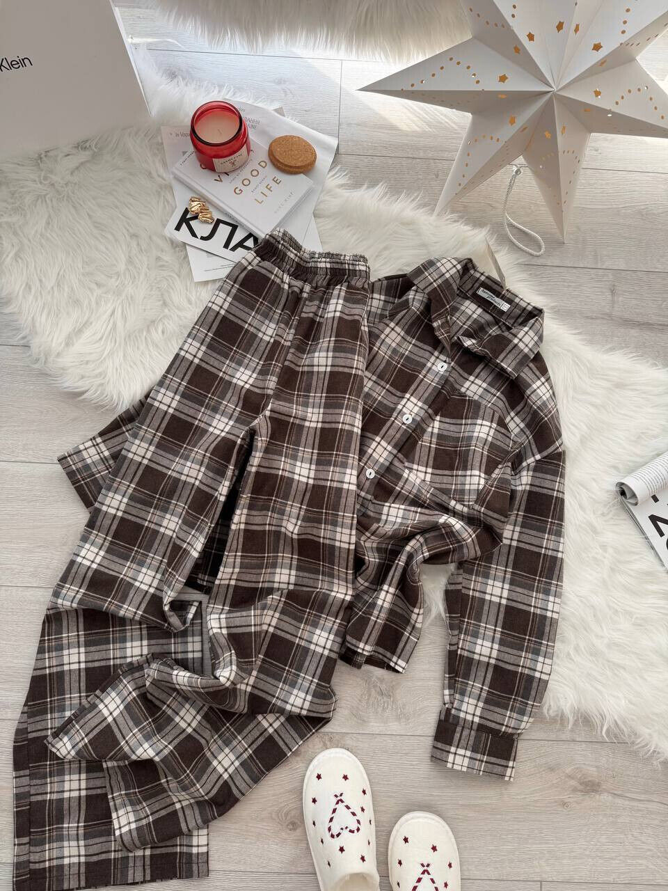 Женские пижамы фланель.