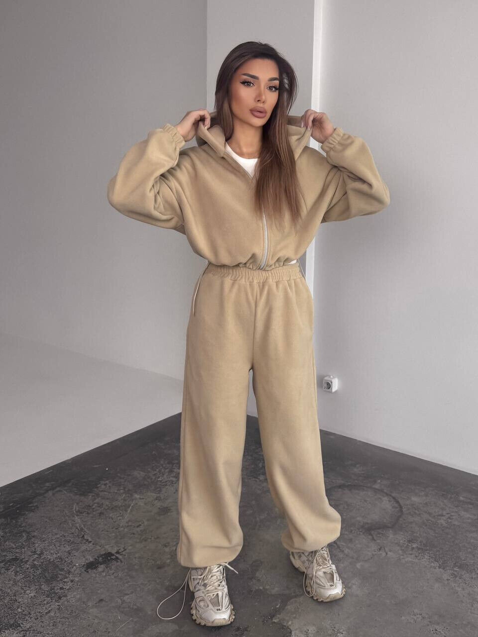 Теплый и мягкий костюм из полярного флиса