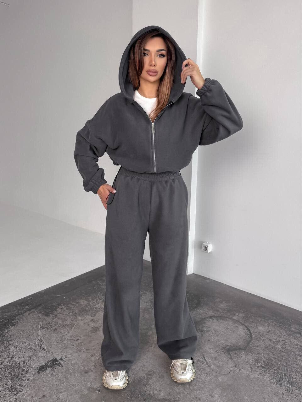 Теплый и мягкий костюм из полярного флиса