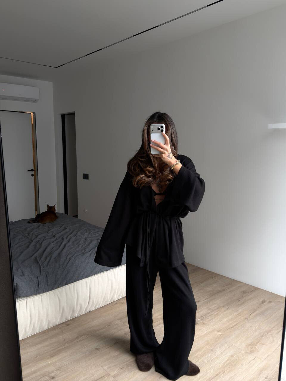 Жіночний теплий комфортний костюм на кожен день 