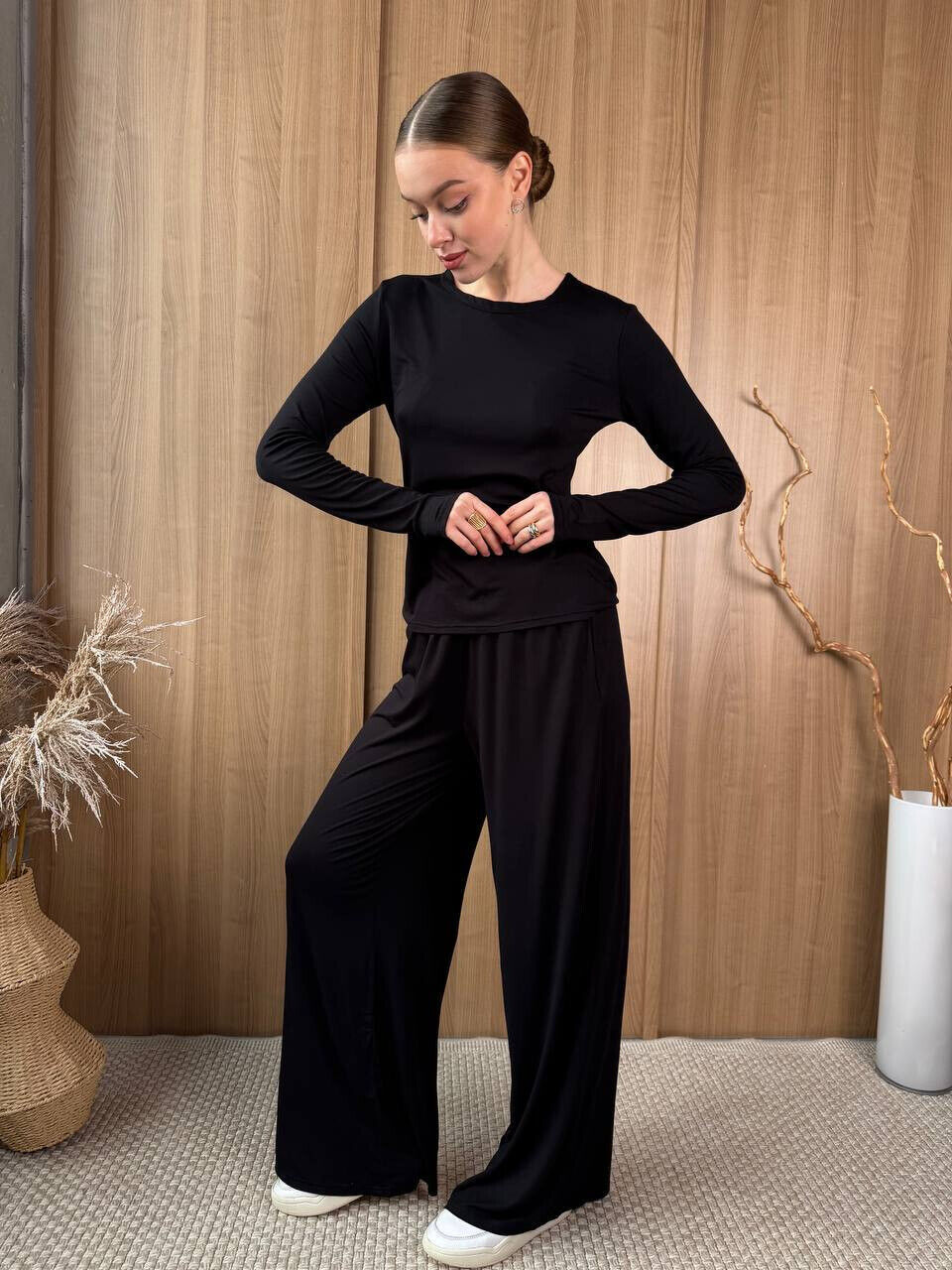 Базовый костюм из легкой вискозы