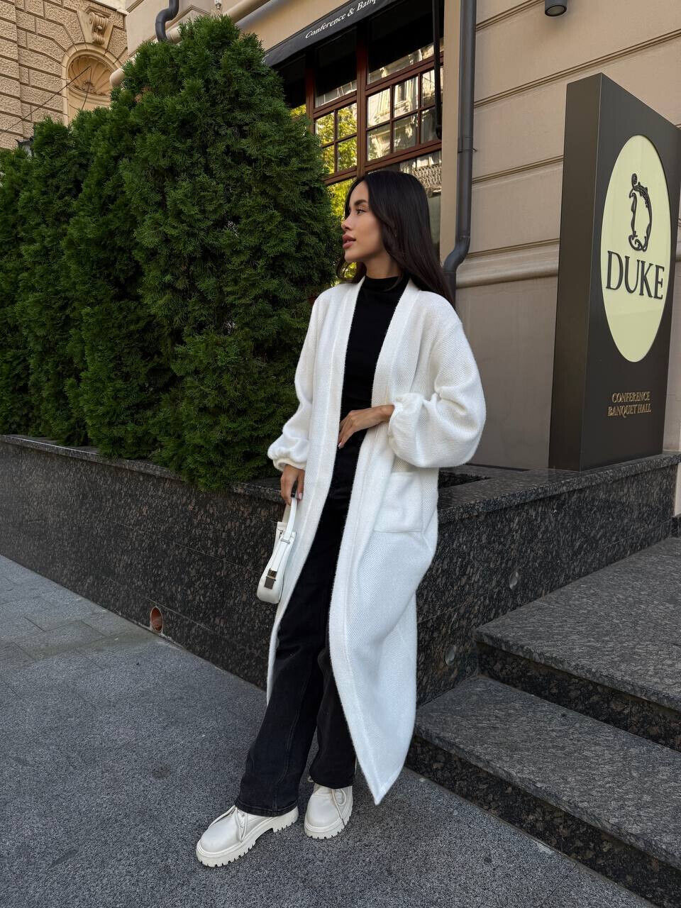 Кардиган с альпаки