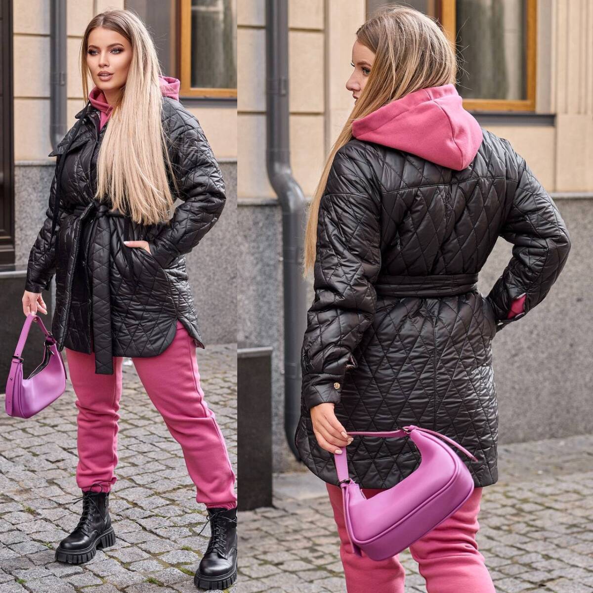 Стильна мега зручна жіноча курточка 48+ у спортивному стилі фото