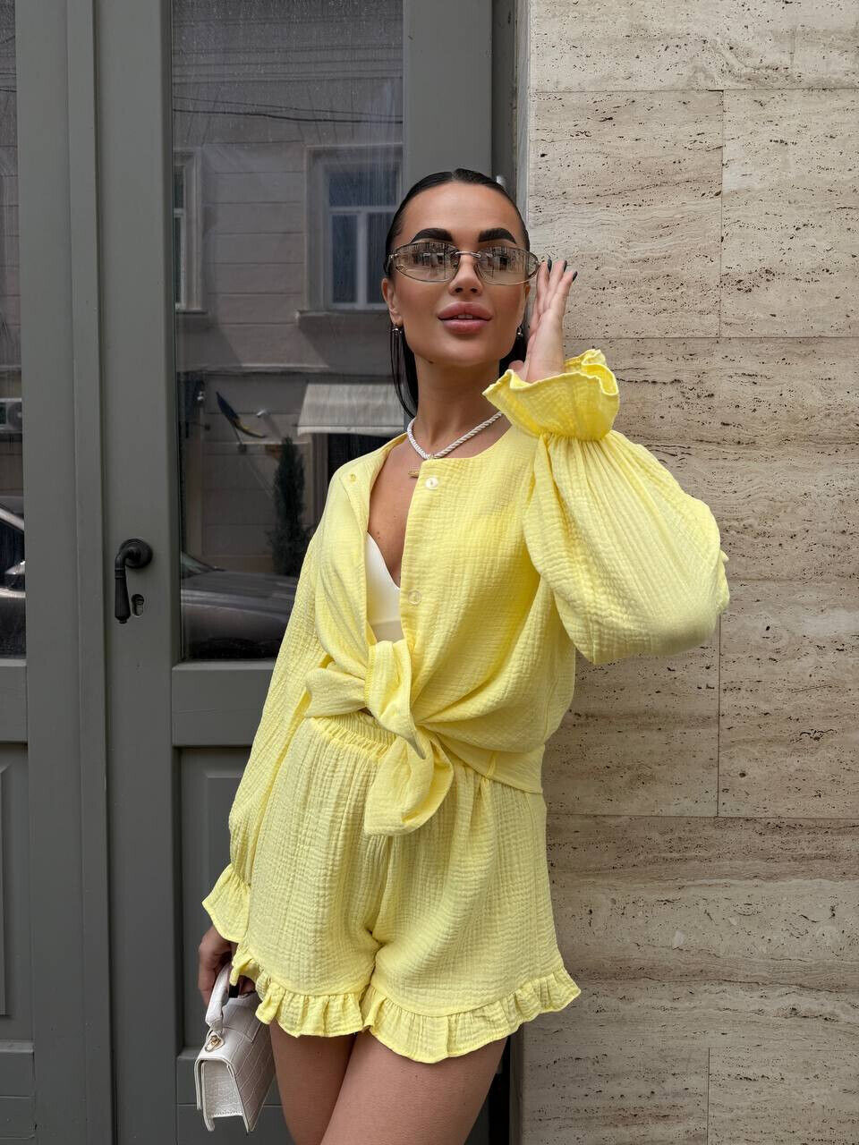 Літній костюм невагомий повітряний та універсальний костюм 