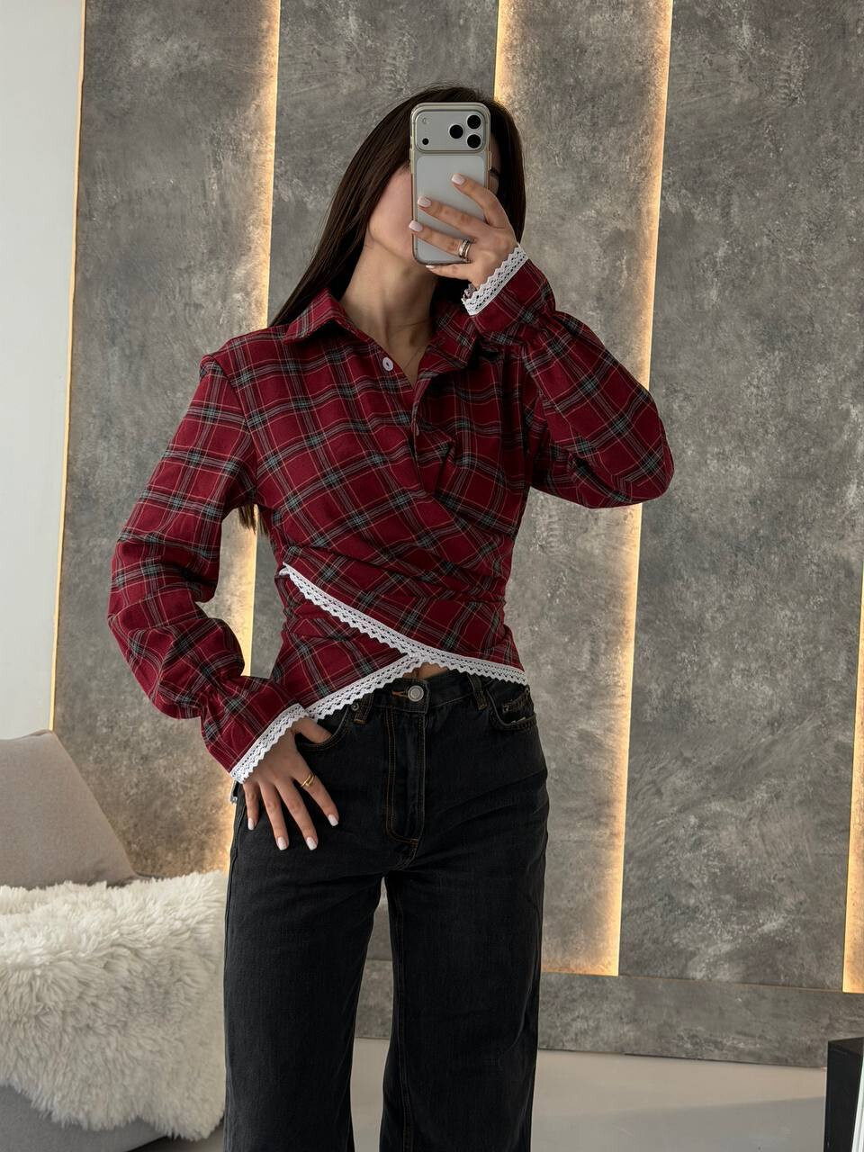 Сорочка з мереживом 