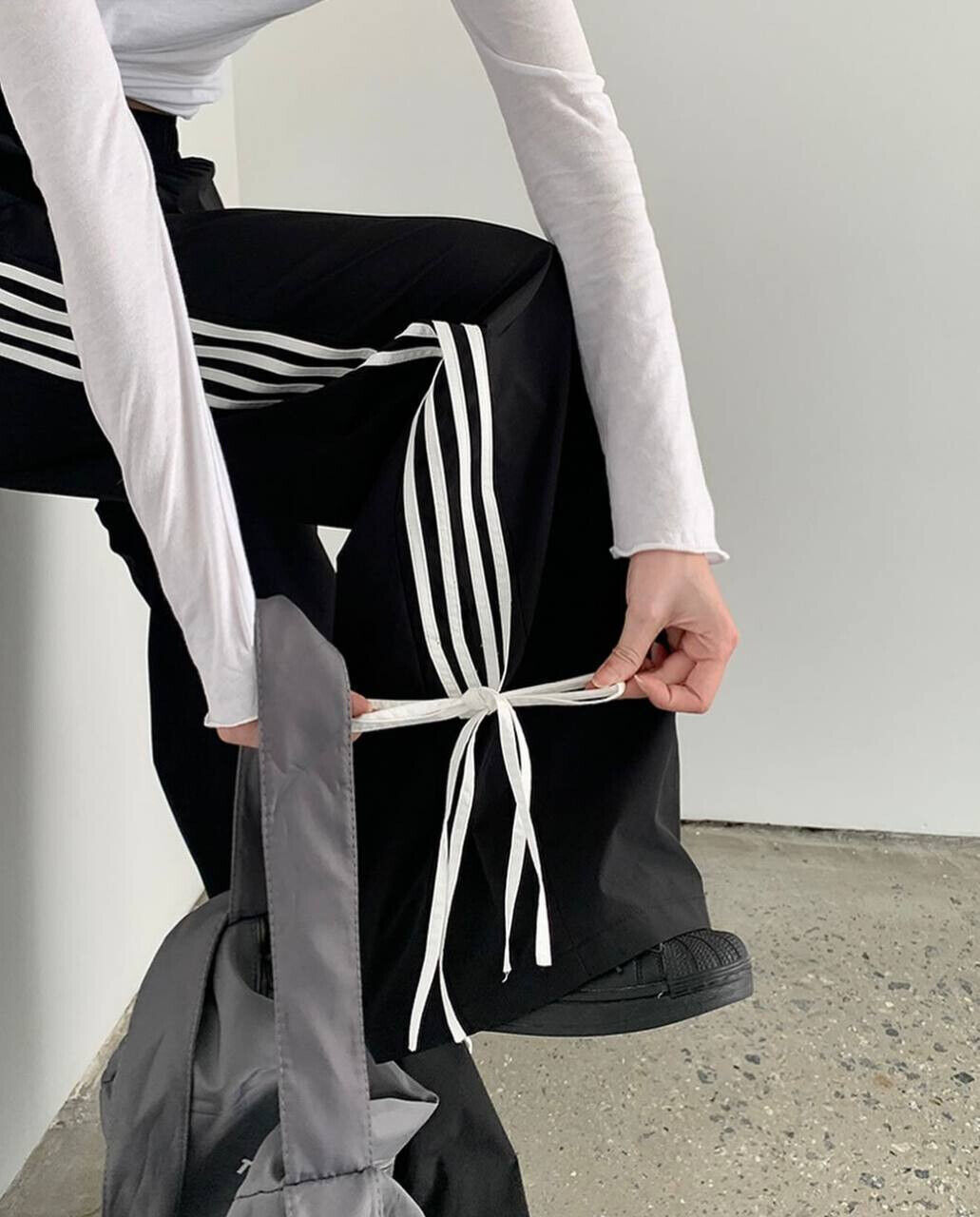 Штанці карго з лампасами