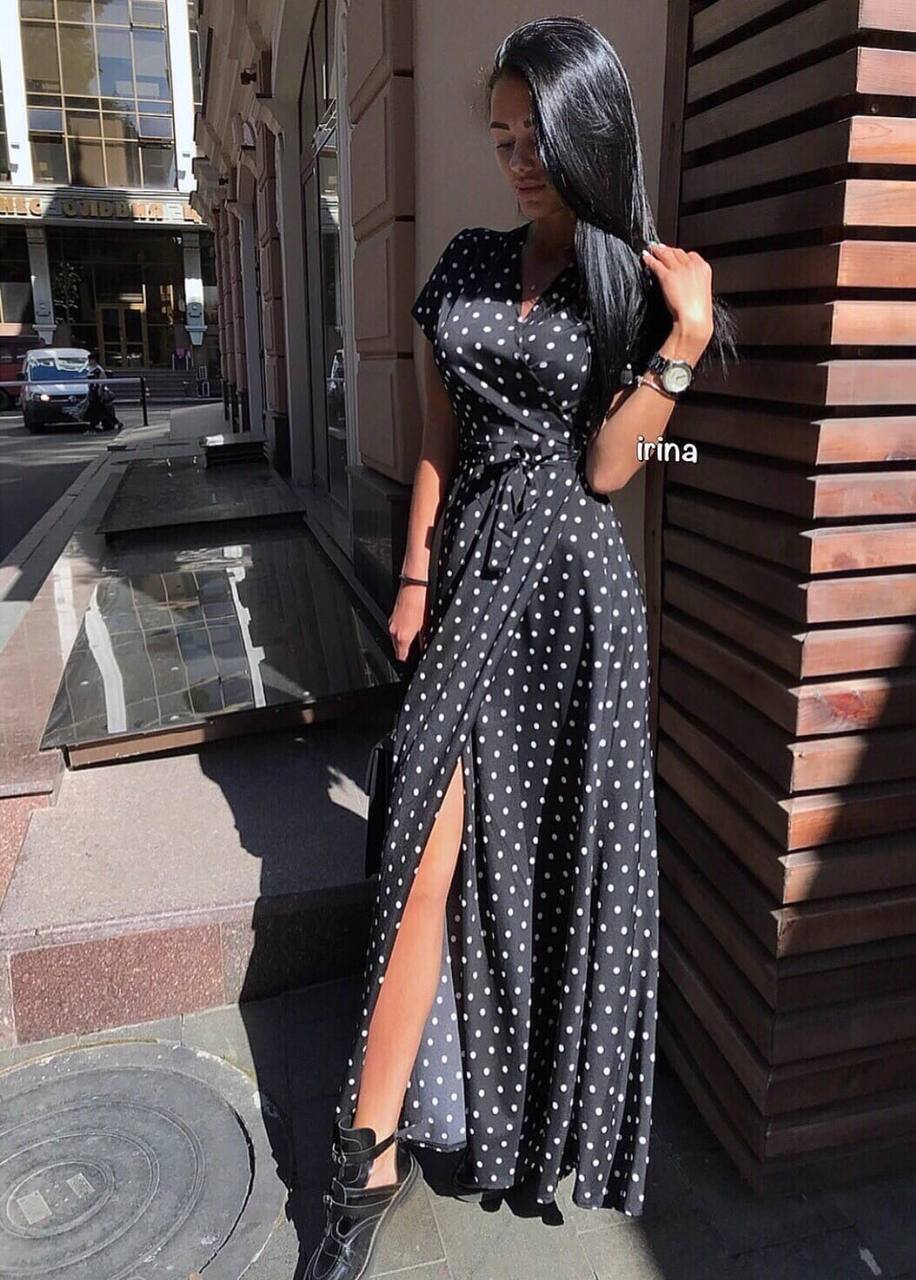 Сукня в горох фото