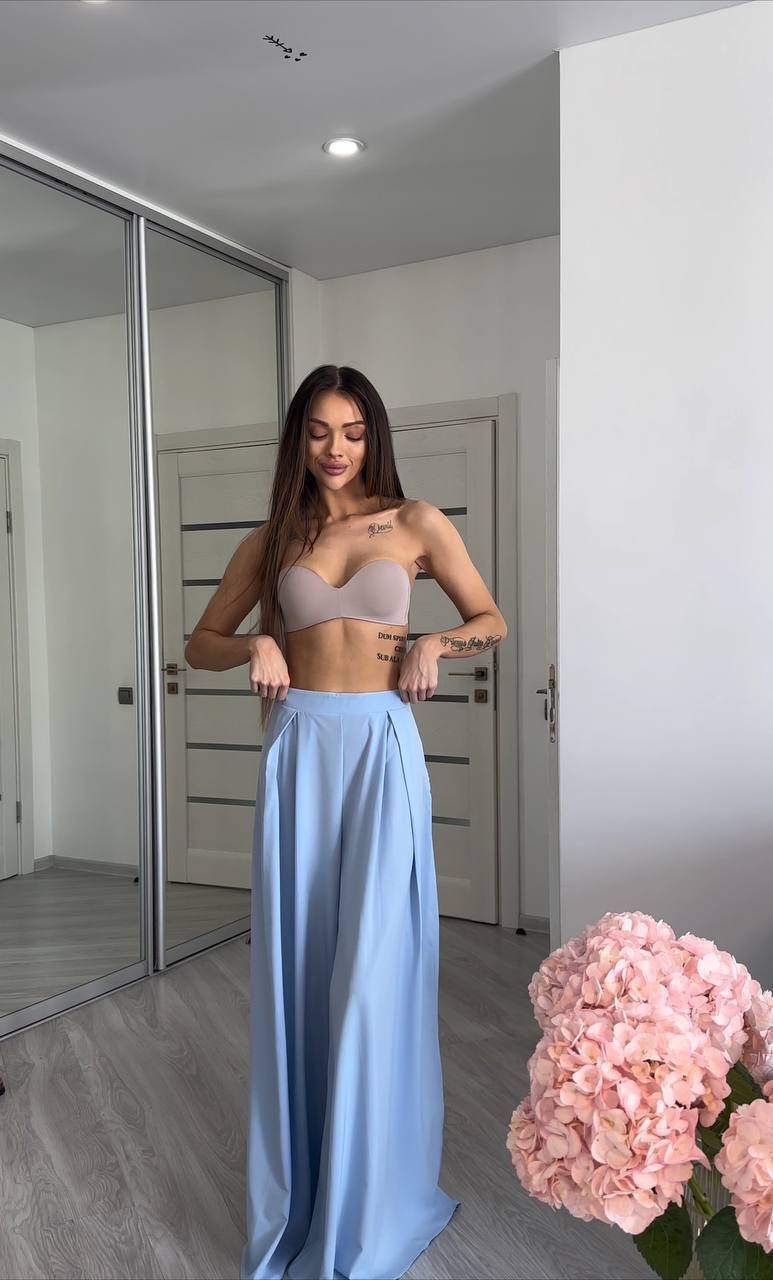 Брюки-палаццо на літній сезон  фото