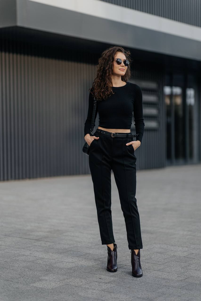 Жіночі теплі бавовняні штани фото