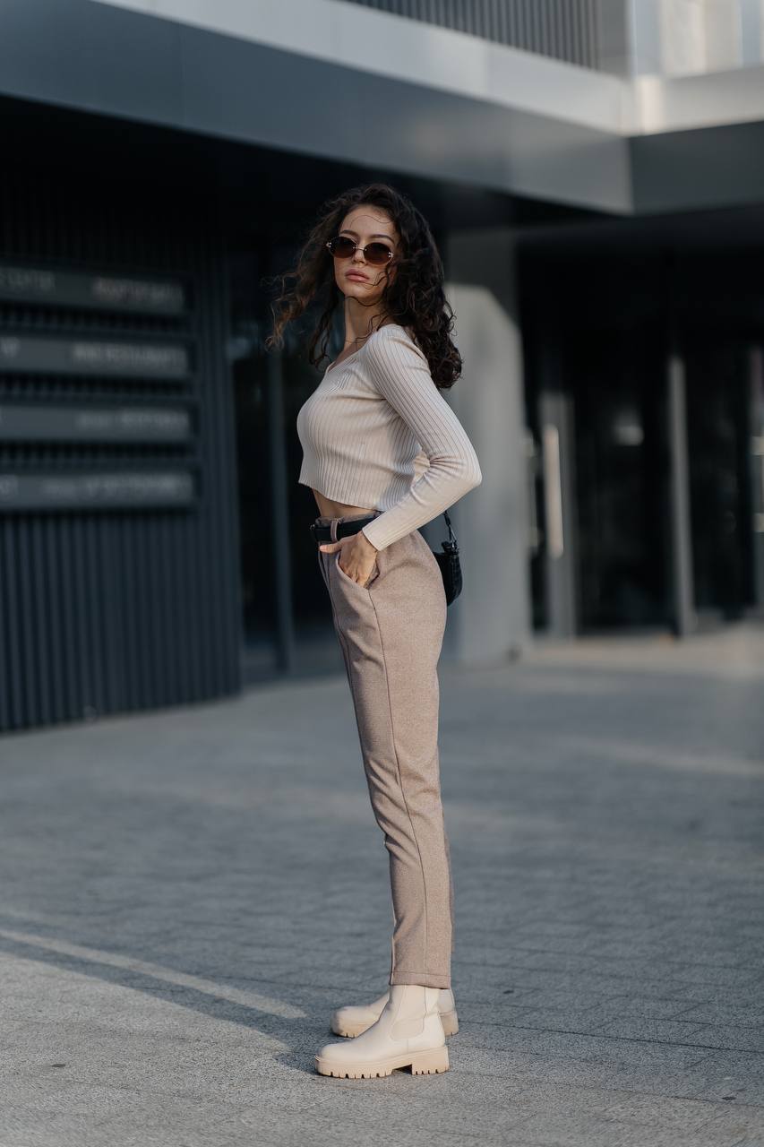 Жіночі теплі бавовняні штани фото