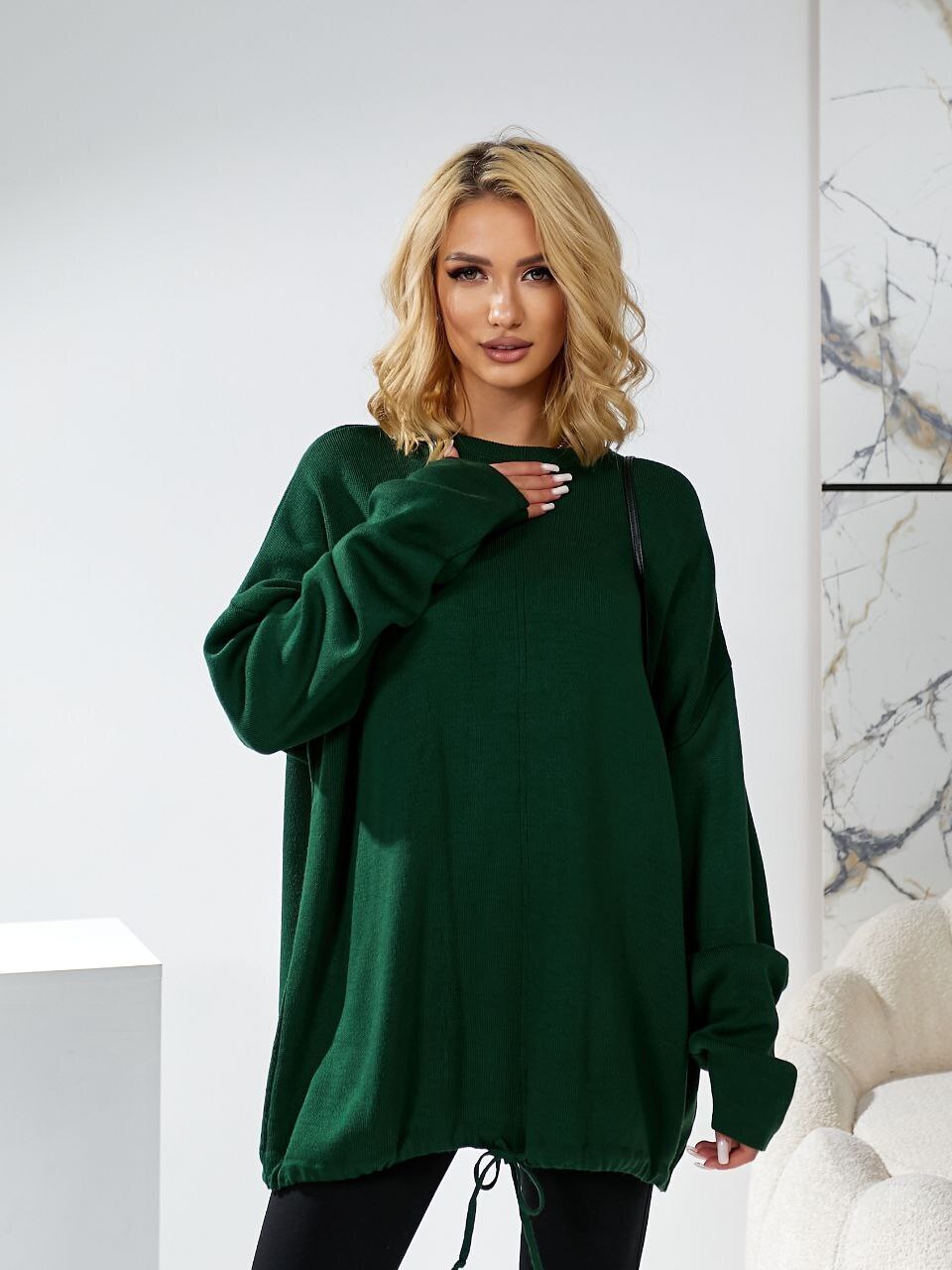 Свитер женский оверсайз  фото