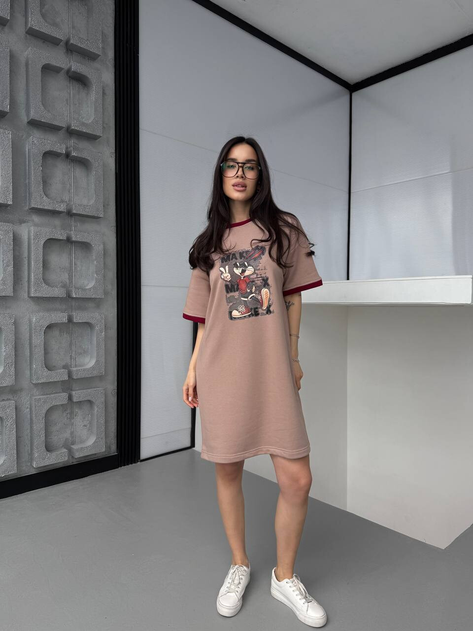 Неймовірно стильна  та зручна сукня-футболка