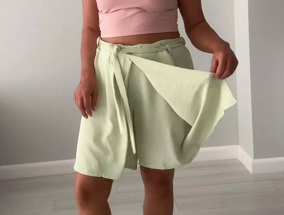Шорти-спідниця великих розмірів