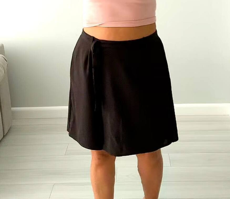 Шорти-спідниця великих розмірів