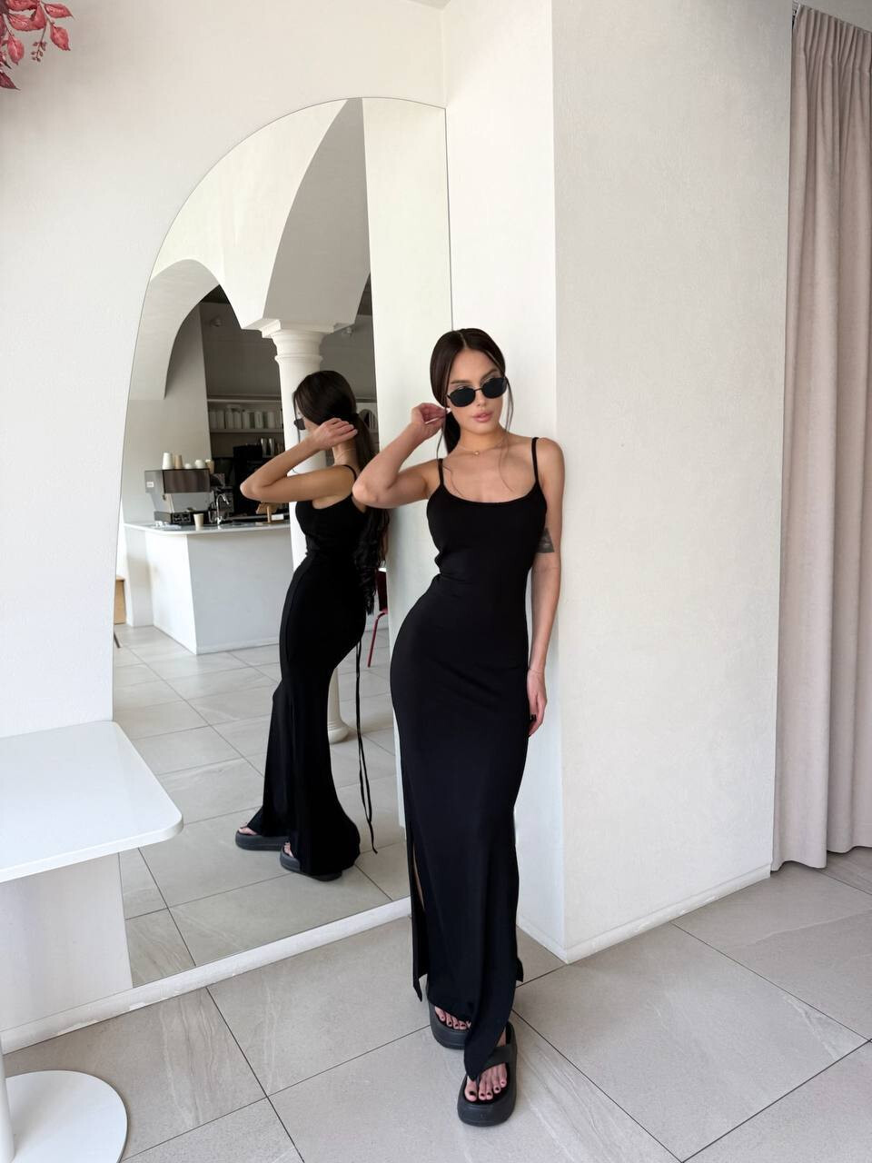 Літня сукня максі з завязками